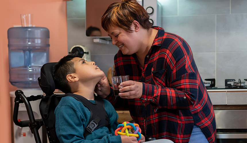 Registered Nurse providing compassionate, professional care to NDIS participant in Melbourne home setting
